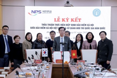 BHXH Việt Nam và Cơ quan Hưu trí Quốc gia Hàn Quốc ký Thỏa thuận thực hiện Hiệp định BHXH