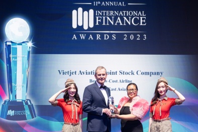 Vietjet Air được vinh danh loạt giải thưởng dẫn đầu về quản trị tài chính và hàng không
