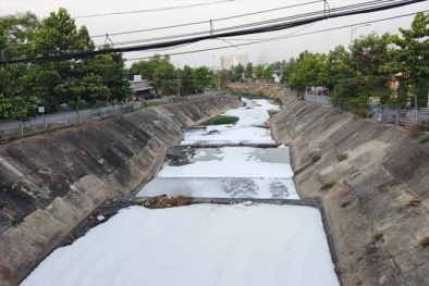 TP. Hồ Chí Minh: Ô nhiễm nguồn nước lên mức báo động ở kênh Ba Bò
