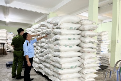 Phú Yên tạm giữ 22 tấn đường kính trắng vi phạm về nhãn hàng hóa