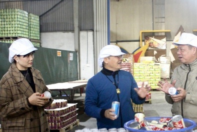 Hòa Bình xuất 40 tấn sản phẩm cháo sen Bát Bảo sang thị trường Nhật Bản