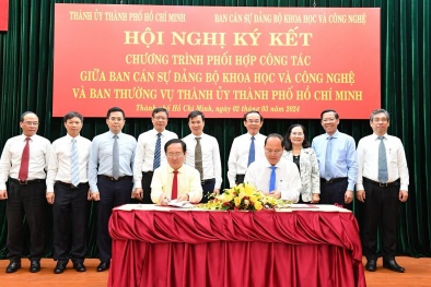 Bộ KH&CN và TP.HCM phối hợp triển khai nhiều hoạt động KH&CN, đổi mới sáng tạo