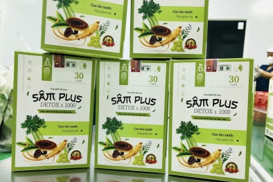 Sâm Plus Detox X1000 của Công ty Thanh Mong Pharma vi phạm quảng cáo?
