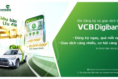 Hướng dẫn kích hoạt tính năng nhận thông báo thay đổi số dư miễn phí trên app VCB Digibank