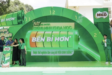 'Trạm sạc Sức bền 24h Khổng lồ' của Nestlé MILO tại Hà Nội- sân chơi thú vị cho các em nhỏ