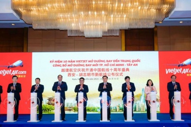 Vietjet công bố đường bay mới TP.Hồ Chí Minh – Tây An (Trung Quốc)