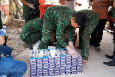 An Giang: Thu giữ 2.500 bao thuốc lá điếu không rõ nguồn gốc