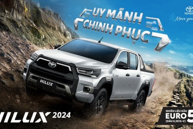 Toyota Hilux phiên bản nâng cấp 2024 đáp ứng nhu cầu của khách hàng Việt