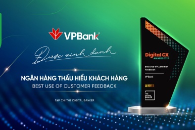 VPBank giành giải thưởng 'Ngân hàng thấu hiểu khách hàng'