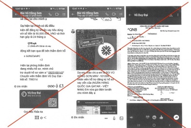 TP.HCM: Nhiều ngân hàng bị giả mạo logo, con dấu để lừa đảo