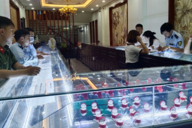 Hà Nam xử phạt doanh nghiệp kinh doanh vàng bạc giả mạo nhãn hiệu