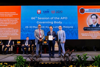Việt Nam nhận giải thưởng cá nhân ưu tú và xuất sắc khu vực về năng suất của Tổ chức Năng suất Châu Á 
