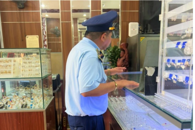 Vàng bạc Kim Quang QB bị xử phạt do bày bán trang sức không rõ nguồn gốc