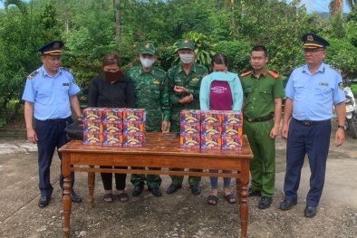 Liên tiếp bắt giữ 2 vụ vận chuyển pháo lậu