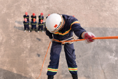 Dây cứu nạn, cứu hộ có độ co giãn thấp thiết kế và sản xuất tuân theo TCVN 13927:2023