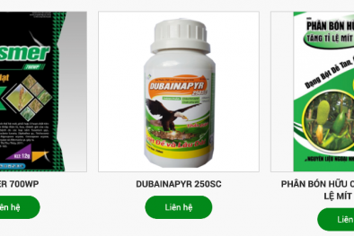 Vi phạm trong sử dụng hóa chất, Công ty Hoá chất phân bón, thuốc BVTV DUBAI bị xử phạt