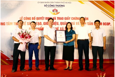 Hà Nội: Công nhận Trung tâm thiết kế sáng tạo, quảng bá sản phẩm mỹ nghệ xã Sơn Đồng