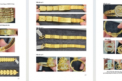 Tăng cường kiểm tra nguồn gốc, chất lượng trang sức tại cửa hàng vàng trên thị trường