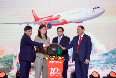 Kỷ niệm 10 năm bay đến Hàn Quốc và công bố đường bay mới, Vietjet mở bán hàng chục ngàn vé siêu tiết kiệm