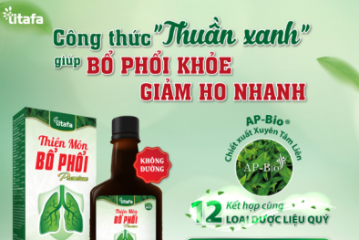 Thiên Môn Bổ Phổi Premium với AP-BIO Xuyên Tâm Liên Mới