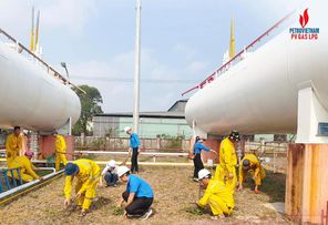 PV GAS  tạo khí thế thi đua sôi nổi chào mừng 95 năm  Công đoàn Việt Nam