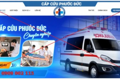 Cung cấp dịch vụ 'chui', Công ty cấp cứu Phước Đức bị đình chỉ hoạt động 18 tháng