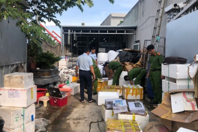 Long An: Phát hiện nhiều sản phẩm gốm sứ, đồ gia dụng không rõ nguồn gốc xuất xứ