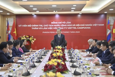 Chủ tịch nước biểu dương đóng góp của Viettel tại Campuchia