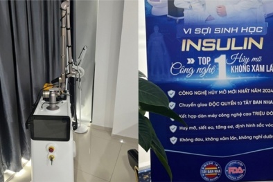 'Tuýt còi' cơ sở làm đẹp đăng clip có biểu tượng đài truyền hình để quảng cáo