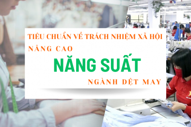 Infographic: Tiêu chuẩn trách nhiệm xã hội giúp nâng cao năng suất ngành dệt may 