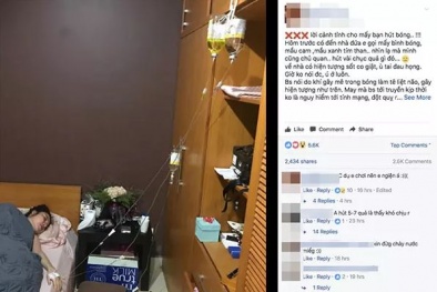 Nguy cơ rối loạn tâm thần vì hút bóng cười