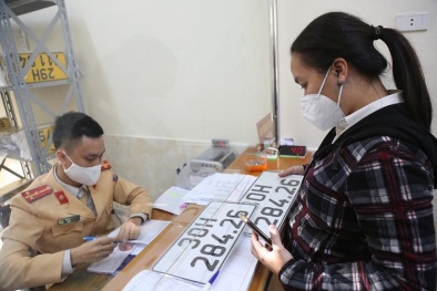 Sẽ ban hành quy chuẩn kỹ thuật Quốc gia về biển số xe