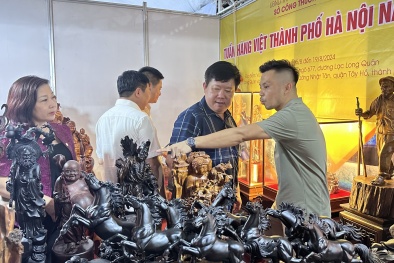 Trên 90 gian hàng tham gia Tuần hàng Việt thành phố Hà Nội năm 2024