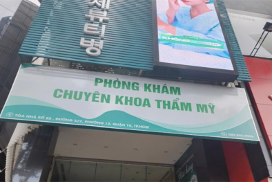 Bị kiểm tra sau khi gây tai biến y khoa, cơ sở thẩm mỹ bật chuông báo cháy để tẩu thoát