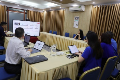 Sinh viên hào hứng tham gia chuyên đề đào tạo trực tuyến ‘Tổng quan về năng suất’