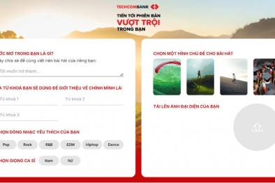 Techcombank kết hợp cùng AI tao nên hàng nghìn bài hát cổ vũ 'Phiên bản vượt trội trong bạn'
