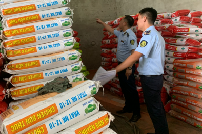 Thái Nguyên thu giữ 5 tấn phân bón không đảm bảo chất lượng theo quy chuẩn