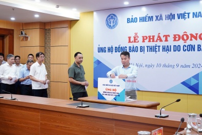BHXH Việt Nam: Phát động ủng hộ đồng bào bị thiệt hại do bão Yagi gây ra