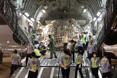 Thụy Sĩ và Ấn Độ chuyển hàng hỗ trợ khẩn cấp cho Việt Nam khắc phục hậu quả bão số 3 và mưa lũ 