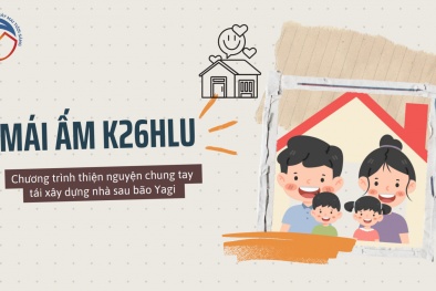 Phát động chương trình thiện nguyện tái xây dựng mái ấm cho bà con ảnh hưởng bão Yagi