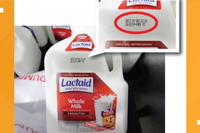 Thu hồi sữa Lactaid của Công ty sữa HP Hood do sai phạm trong ghi nhãn sản phẩm