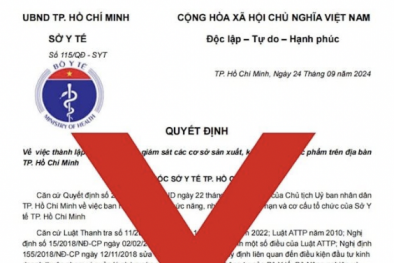 Cảnh báo mạo danh văn bản kiểm tra sản xuất, kinh doanh thực phẩm để trục lợi