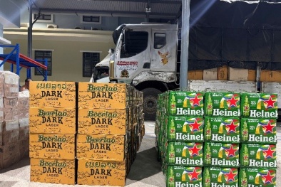 Phú Yên: Phát hiện, tạm giữ số lượng lớn bia vận chuyển trái phép