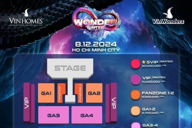 Siêu nhạc hội 8WONDER Winter 2024 công bố giá vé, mở bán từ 14/10