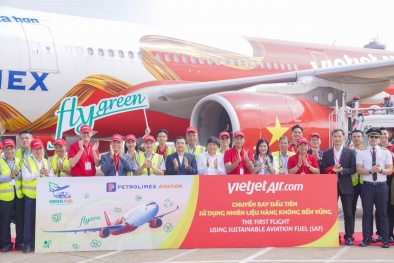 Vietjet tiên phong sử dụng nhiên liệu hàng không bền vững SAF, giảm thải 80% carbon
