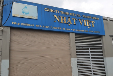 Thu hồi, tiêu hủy mỹ phẩm kém chất lượng của Công ty mỹ phẩm Nhật Việt