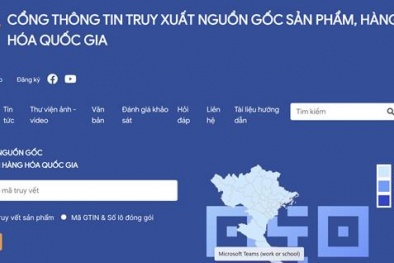 Quy trình kết nối với Cổng thông tin truy xuất nguồn gốc sản phẩm, hàng hóa Quốc gia