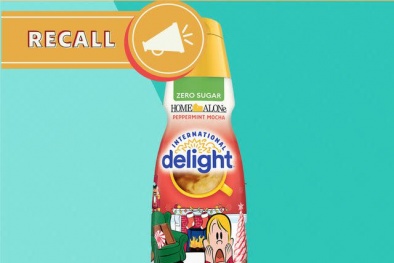 Thu hồi gần 11.000 chai kem cà phê International Delight's do dán sai nhãn