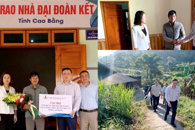 PV GAS trao tặng 228 căn nhà Đại đoàn kết cho người nghèo tại tỉnh Cao Bằng