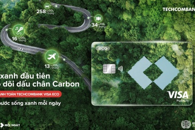 Thẻ xanh đầu tiên theo dõi dấu chân Carbon - cho bạn tiến bước sống xanh mỗi ngày